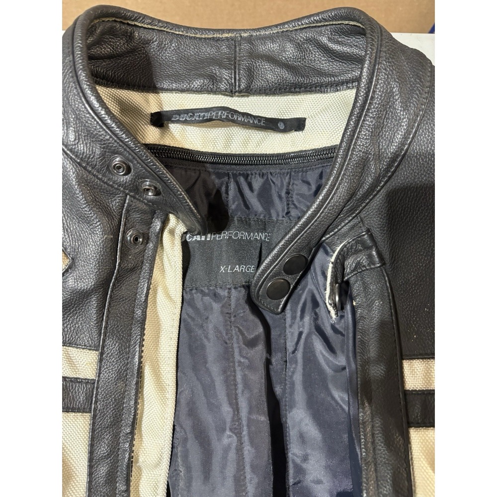 Vintage‎ Ducati Performance Leather Motorcycle Jacket Size XL (With Pad) - Picture 2 of 11